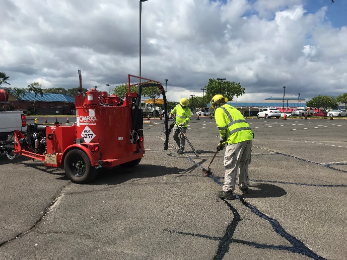 GPRS parking lot maintenance